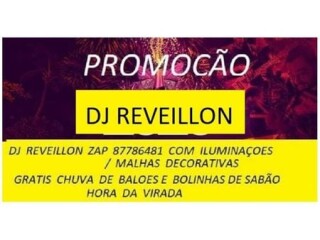 Dj reveillon salvador som e luz pacote promocional Itapu Servicos para festas infantis e eventos no [***] 