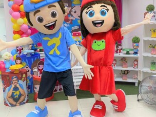 Luccas Neto e Gi cover personagens vivos festa infantil Mooca Servicos para festas infantis e eventos no [***] 