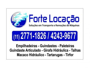 Locacao empilhadeirasmacaco unhagirafatartarugapaleteira Barueri SP Servicos especializados no [***] 