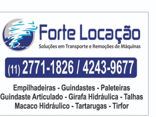 Locacao manutencao Barueri empilhadeiras kit remocao girafa Barueri SP Servicos especializados no [***] 