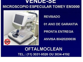 MICROSCOPIO ESPECULAR TOMEY EM3000 REVISADO Alto de Pinheiros Servicos especializados no [***] 