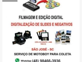 Digitalizaco de Slides e Negativos Sao Jose SC Servicos especializados no [***] 