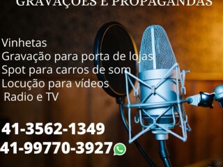 Gravaco para comrcios e igrejas Colombo PR Servicos especializados no [***] 