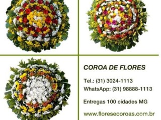 Coroa de flores Velrio Igreja So Francisco de Assis Caet CentroSul Servicos especializados no [***] 