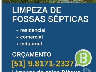 Desentupidora e Limpa Fossa Zona Sul Poa RS Porto Alegre Sul Servicos especializados no [***] 