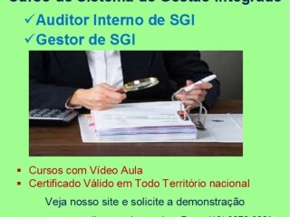 Curso online Auditor Interno Gesto Integrada Boa Vista RR cursos tcnicos enfermagem esttica profissionalizantes [***] 