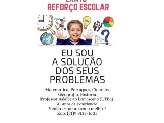 Curso Exato Reforco Escolar Pau da Lima Professores particulares no [***] 