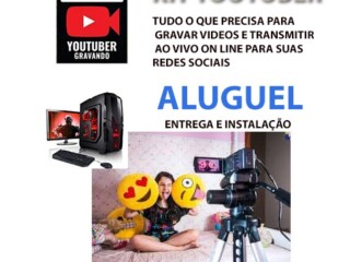 KIT COMPLETO PARA YOUTUBER gravaco transmisso ao vivo Centro Florianopolis Assistncia tcnica e conserto de eletrnico no [***] 