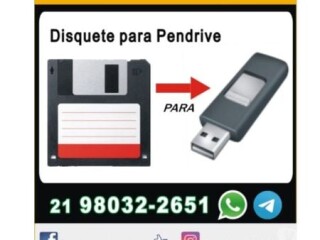 Transferncia de Disquete DVD CD Memory Card pra Pendrive Botafogo Assistncia tcnica e conserto de eletrnico no [***] 