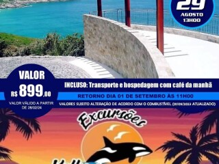 Excurso para arraial do cabo 29 de agosto em Bauru SP Eventos 