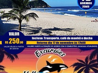 Excurso para guaruj 16 de novembro em Bauru SP Eventos 