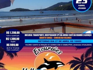 Excurso para ubatuba 23 de abril em Bauru SP Eventos 