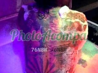 Nicolly Brum morena tatuada com marquinha Domiclio e motel 