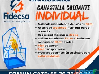 Edomex canastilla colgante individual con malacate de 50m en Ecatepec De Morelos | Clasf casa-y-jardin