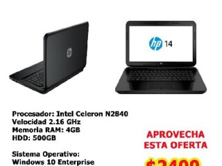 Laptop hp 14 y002la en Nezahualcóyotl | Clasf computacion