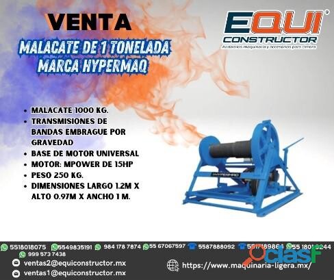 malacate-de-elevacion-de-1-tonelada-marca-hypermaq-guerrero-en-pungarabato-clasf-motor-big-1