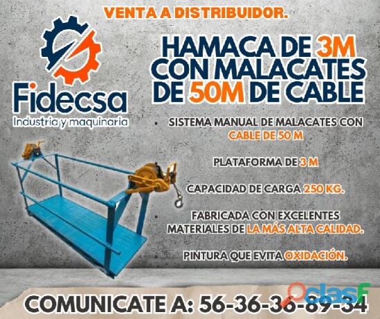 hamaca-de-5m-con-malacates-de-100m-de-cable-yucatan-en-abala-clasf-casa-y-jardin-big-2