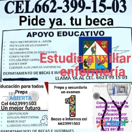 estudia-auxiliar-de-enfermeria-prepa-secundaria-y-mas-en-hermosillo-clasf-formacion-y-libros-big-0