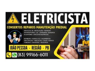 ELETRICISTA INSTALAÇÃO REPAROS [***] João Pessoa Centro - Pintor de parede e reformas 