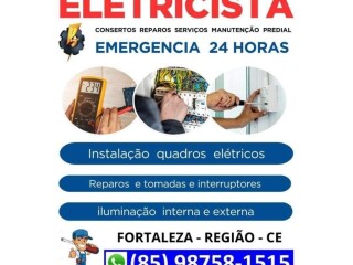 ELETRICISTA FORTALEZA 24 HORAS 85 98758-1515 Fortaleza Cidade - Pintor de parede e reformas 