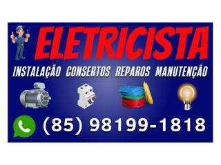 ELETRICISTA EMERGENCIA 24 HORAS 85 98199-1818 Fortaleza Cidade - Pintor de parede e reformas 